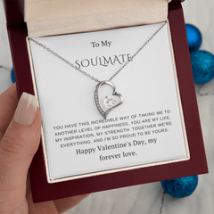 To My Soulmate – Forever Love Necklace – Romantic Valentine's Day Gift