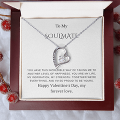 To My Soulmate – Forever Love Necklace – Romantic Valentine's Day Gift
