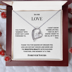 To My Love – Forever Love Necklace – Romantic Gift for Girlfriend