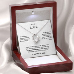 To My Love – Forever Love Necklace – Romantic Gift for Girlfriend