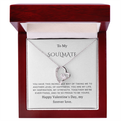 To My Soulmate – Forever Love Necklace – Romantic Valentine's Day Gift