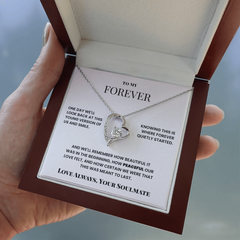 To My Forever – Forever Love Necklace – Soulmate Gift