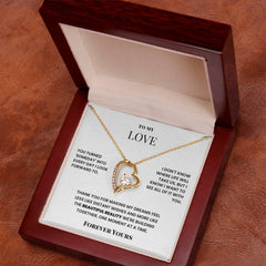 To My Love – Forever Love Necklace – Romantic Gift for Girlfriend