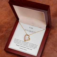 To My Soulmate – Forever Love Necklace – Romantic Valentine's Day Gift