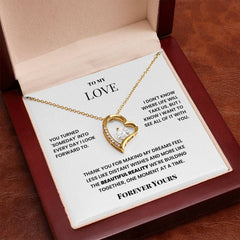 To My Love – Forever Love Necklace – Romantic Gift for Girlfriend