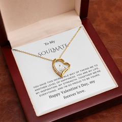 To My Soulmate – Forever Love Necklace – Romantic Valentine's Day Gift