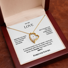 To My Love – Forever Love Necklace – Fate & Forever Romantic Gift