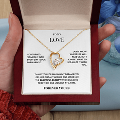 To My Love – Forever Love Necklace – Romantic Gift for Girlfriend