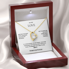 To My Love – Forever Love Necklace – Fate & Forever Romantic Gift