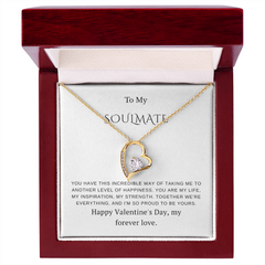 To My Soulmate – Forever Love Necklace – Romantic Valentine's Day Gift