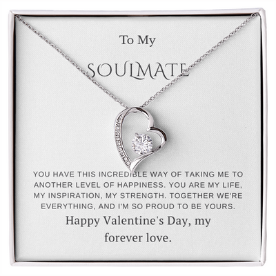 To My Soulmate – Forever Love Necklace – Romantic Valentine's Day Gift