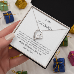 To My Soulmate – Forever Love Necklace – Romantic Valentine's Day Gift