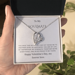 To My Soulmate – Forever Love Necklace – Romantic Valentine's Day Gift