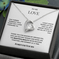 To My Love – Forever Love Necklace – Romantic Gift for Girlfriend