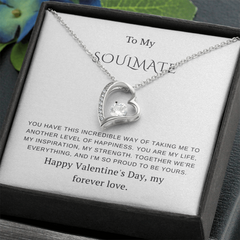 To My Soulmate – Forever Love Necklace – Romantic Valentine's Day Gift
