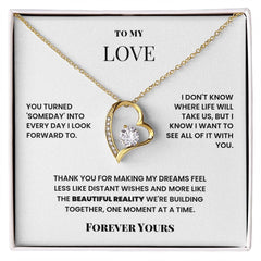 To My Love – Forever Love Necklace – Romantic Gift for Girlfriend