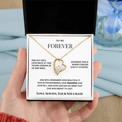 To My Forever – Forever Love Necklace – Soulmate Gift