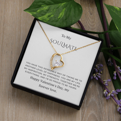 To My Soulmate – Forever Love Necklace – Romantic Valentine's Day Gift