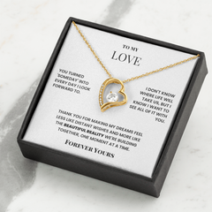 To My Love – Forever Love Necklace – Romantic Gift for Girlfriend